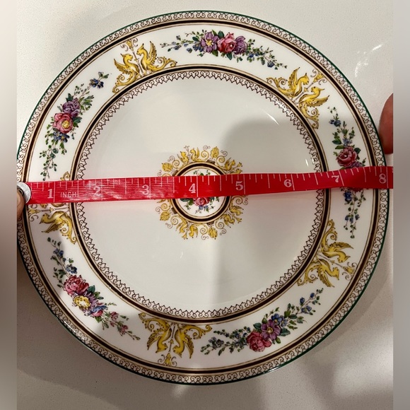 Gorgeous & Antique Hand-Painted Porcelain ‘Columbia’ Wedgwood Pattern W595 set! - Picture 9 of 14